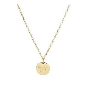 Bijoux Sport by Luv Aj MLB Gold Plated Brass Round Coin Necklace Minnesota Twins